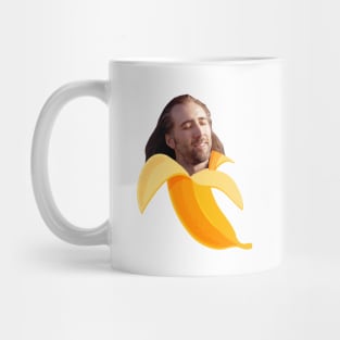 Nicolas cage in a banana Mug